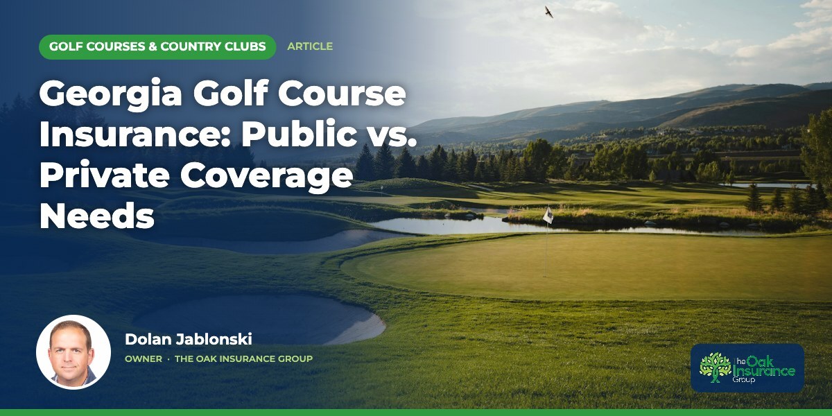 Georgia Golf Course Insurance: Public vs. Private Coverage Needs