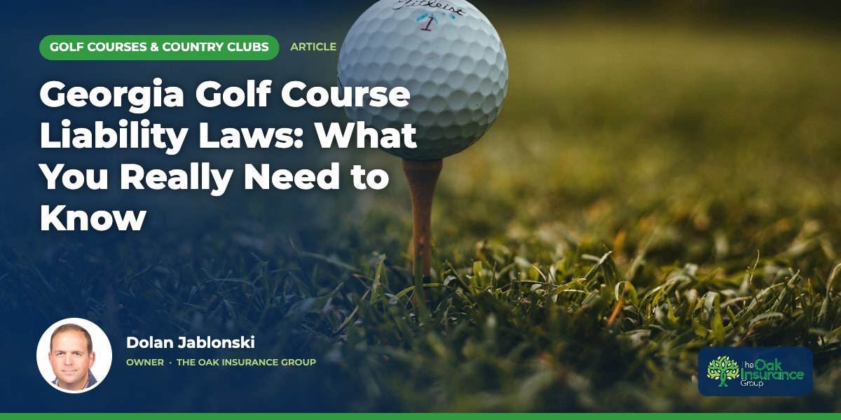 Georgia Golf Course Liability Laws: What You Really Need to Know