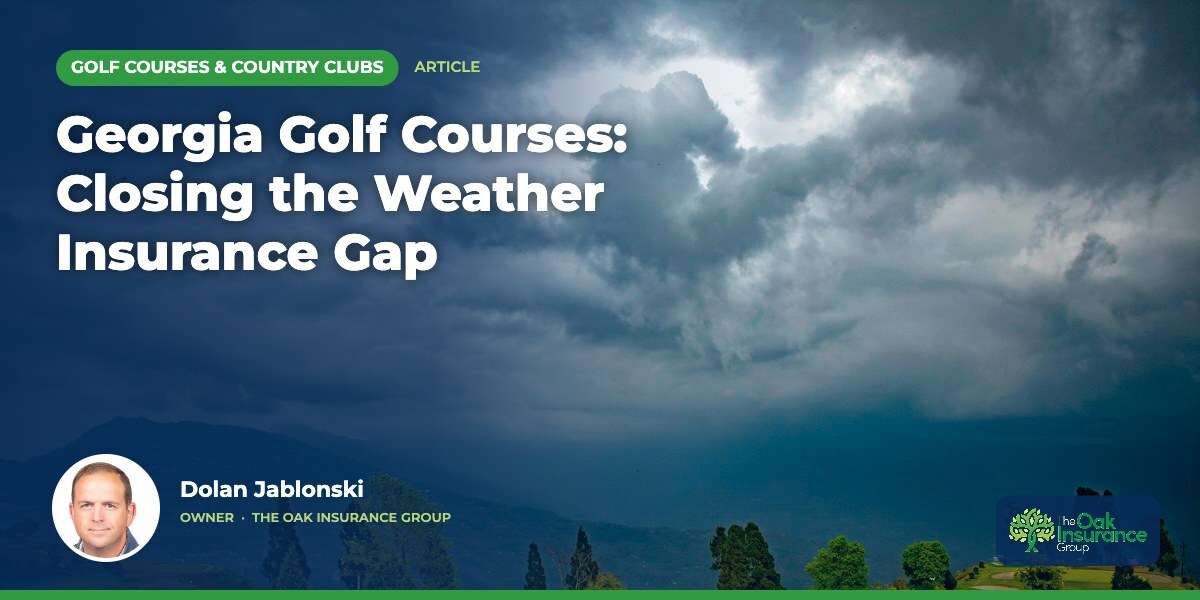 Georgia Golf Courses: Closing the Weather Insurance Gap