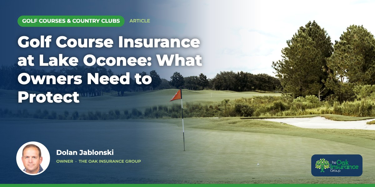 Golf Course Insurance at Lake Oconee: What Owners Need to Protect