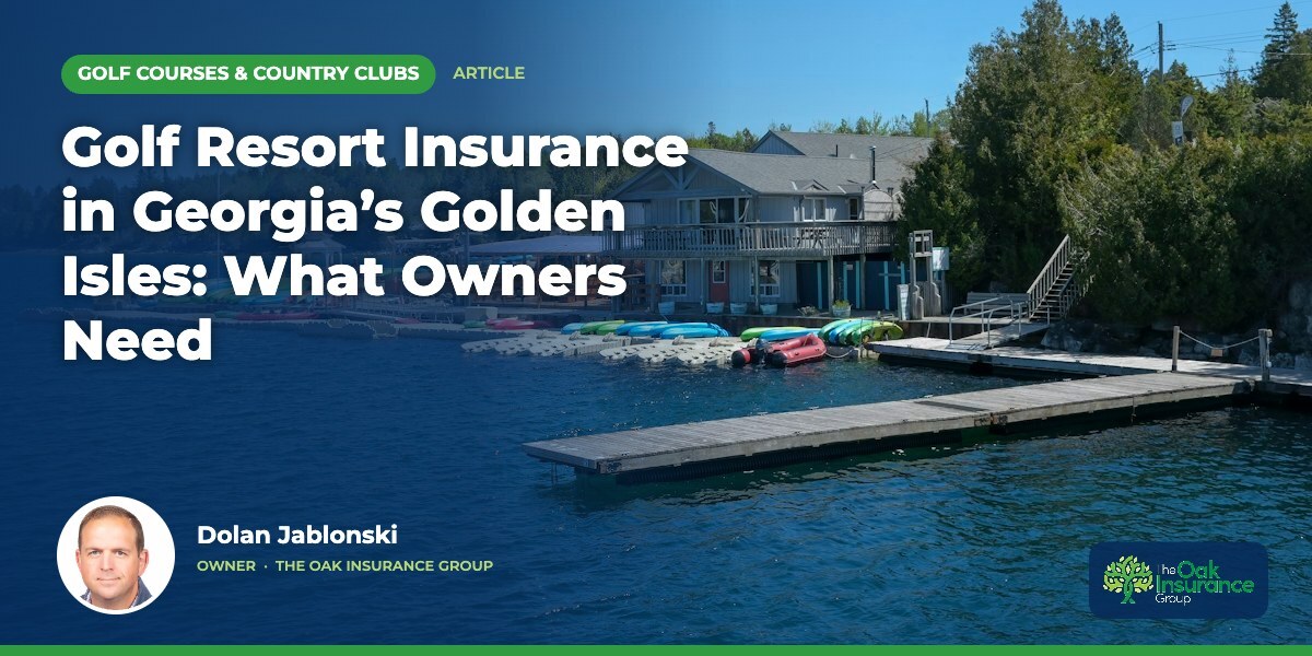 Golf Resort Insurance in Georgia’s Golden Isles: What Owners Need