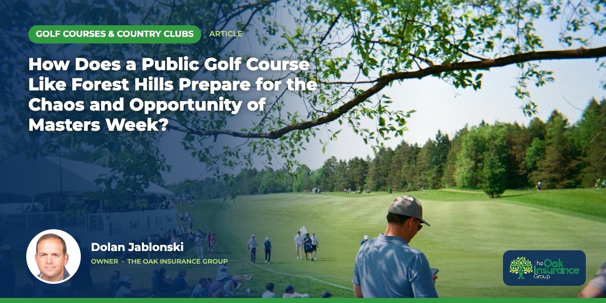 How Does a Public Golf Course Like Forest Hills Prepare for the Chaos and Opportunity of Masters Week?