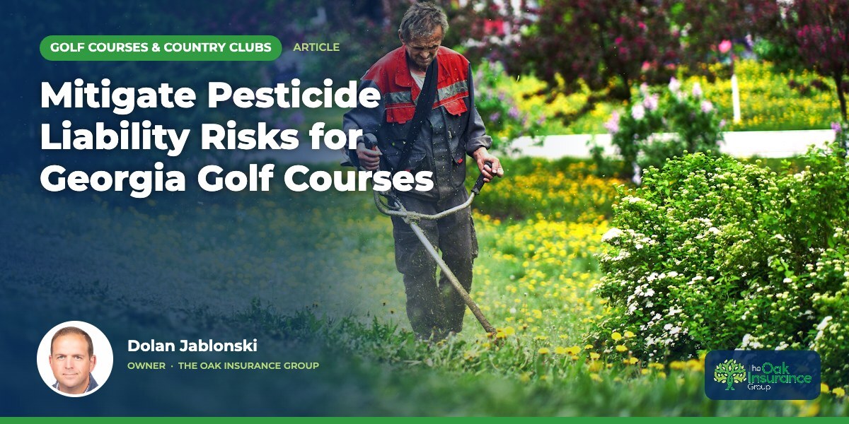 Mitigate Pesticide Liability Risks for Georgia Golf Courses
