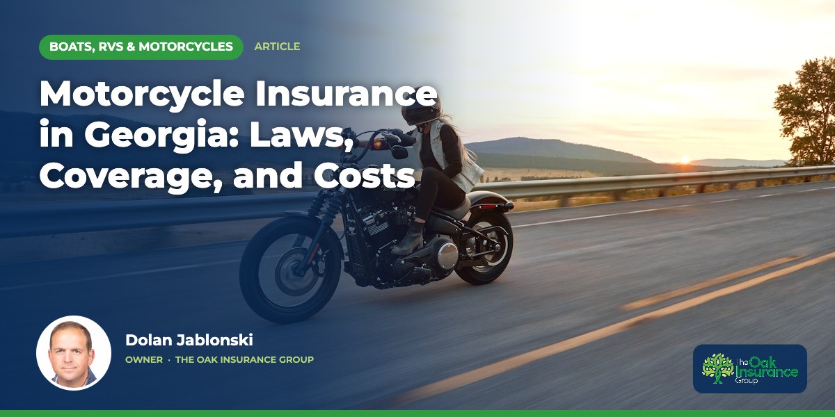 Motorcycle Insurance in Georgia: Laws, Coverage, and Costs