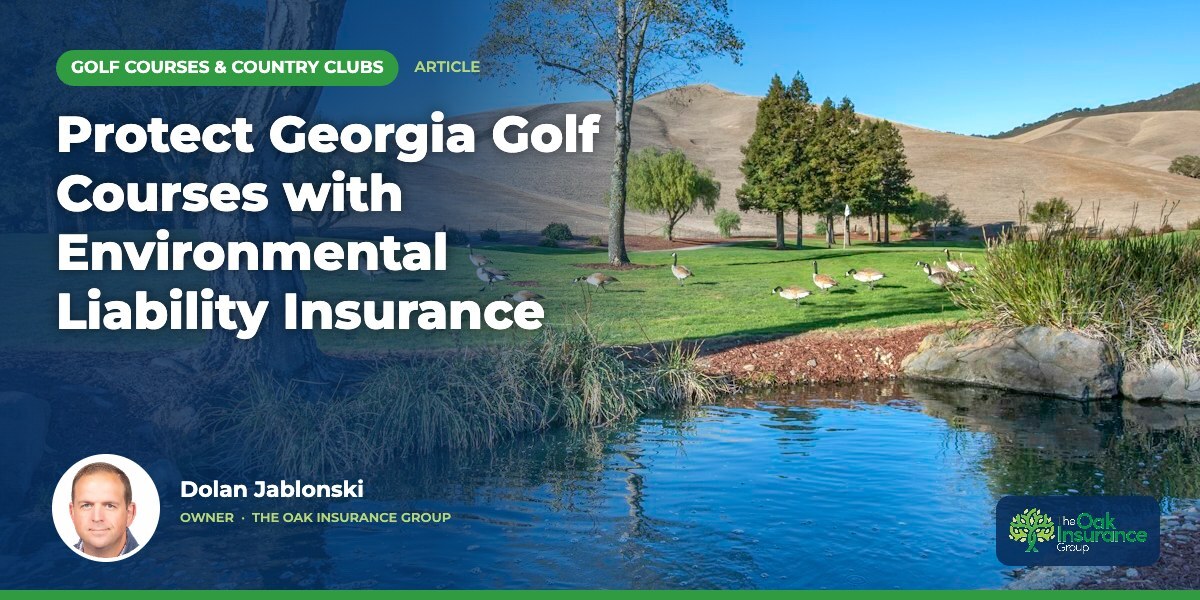 Protect Georgia Golf Courses with Environmental Liability Insurance