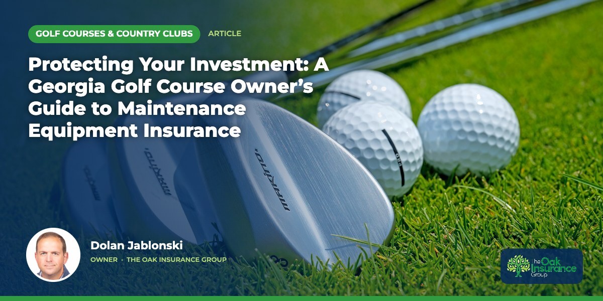 Protecting Your Investment: A Georgia Golf Course Owner’s Guide to Maintenance Equipment Insurance