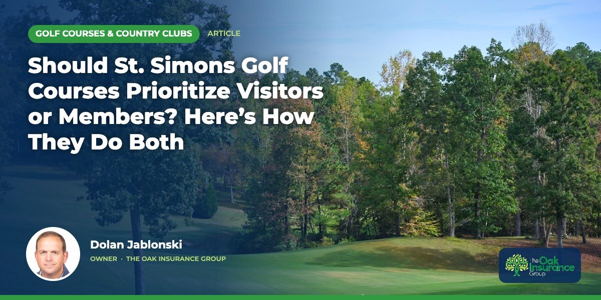 Should St. Simons Golf Courses Prioritize Visitors or Members? Here’s How They Do Both