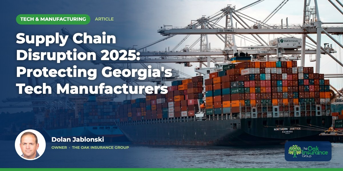 Supply Chain Disruption 2025: Protecting Georgia's Tech Manufacturers
