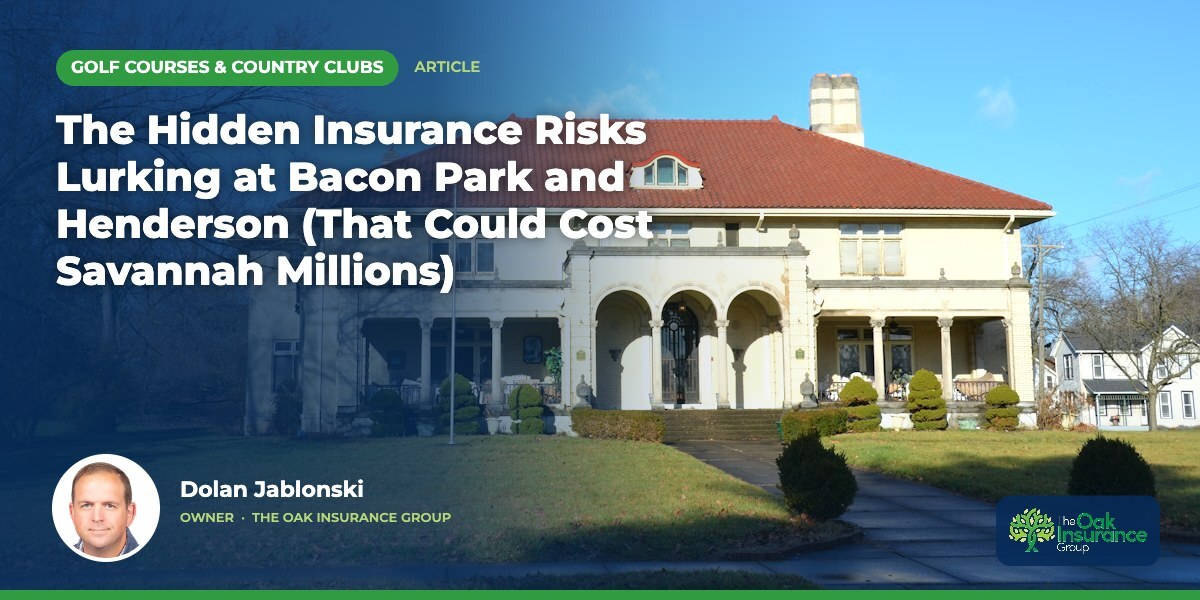 The Hidden Insurance Risks Lurking at Bacon Park and Henderson (That Could Cost Savannah Millions)