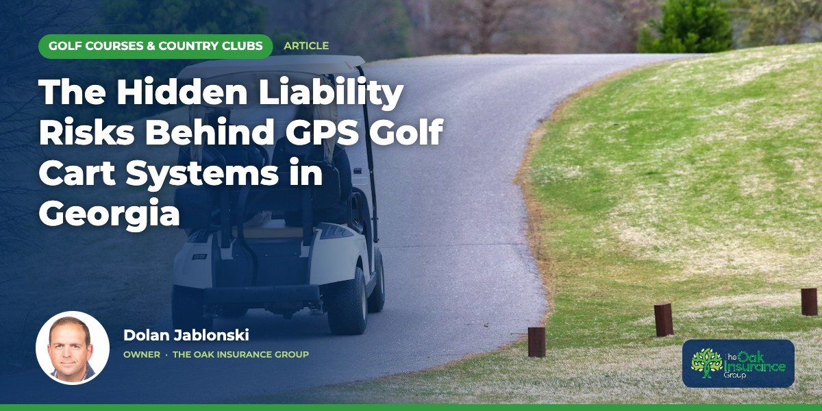 The Hidden Liability Risks Behind GPS Golf Cart Systems in Georgia