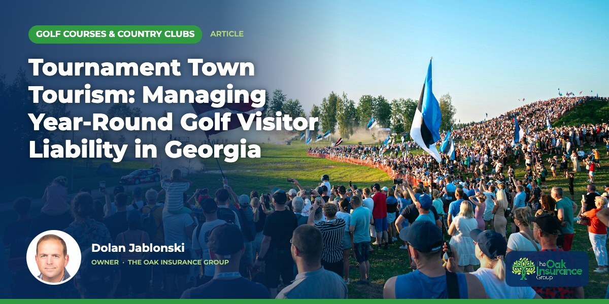 Tournament Town Tourism: Managing Year-Round Golf Visitor Liability in Georgia