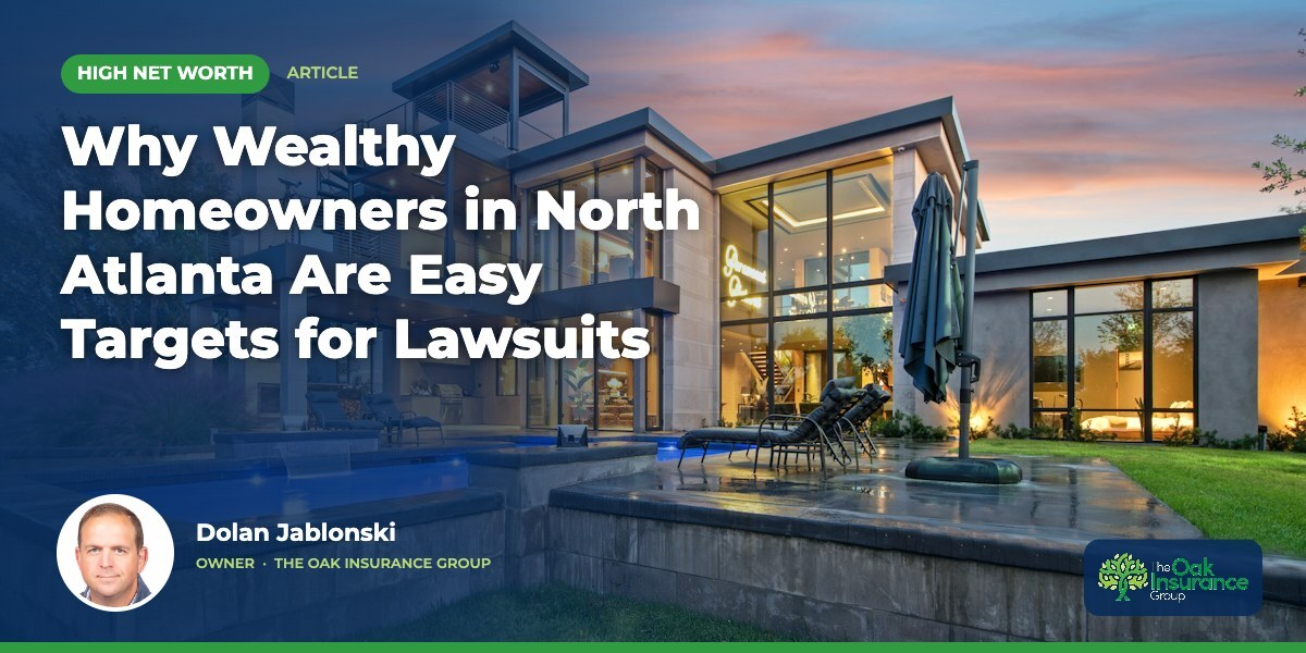 Why Wealthy Homeowners in North Atlanta Are Easy Targets for Lawsuits