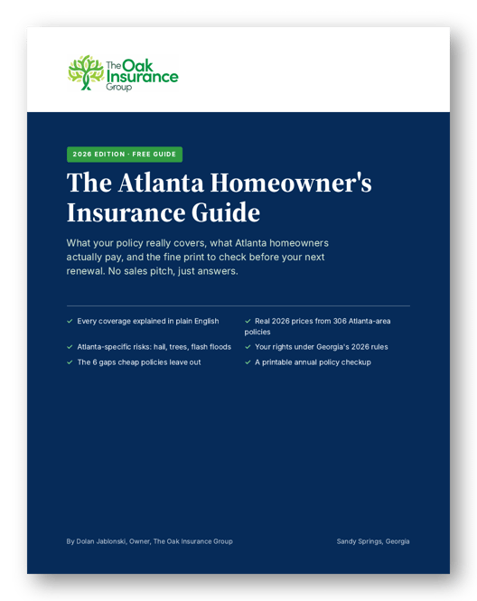 Cover of The Atlanta Homeowner's Insurance Guide, 2026 edition